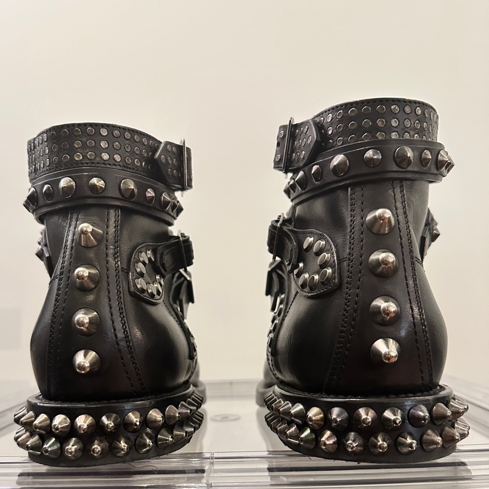 Hedi Slimane Era Saint Laurent Paris FW13 Studded Ankle Boots IT 39 / US 8.5 - Picture 7 of 16